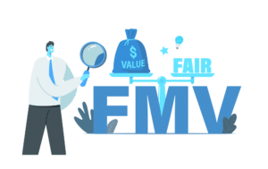 businessman finding fair value market