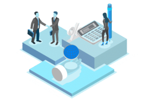 three dimensions business vs size vs industry